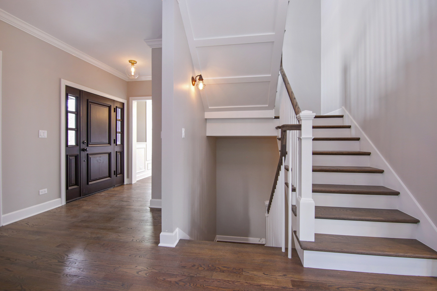 foyer / stairs by AMA Development Deerfield Illinois