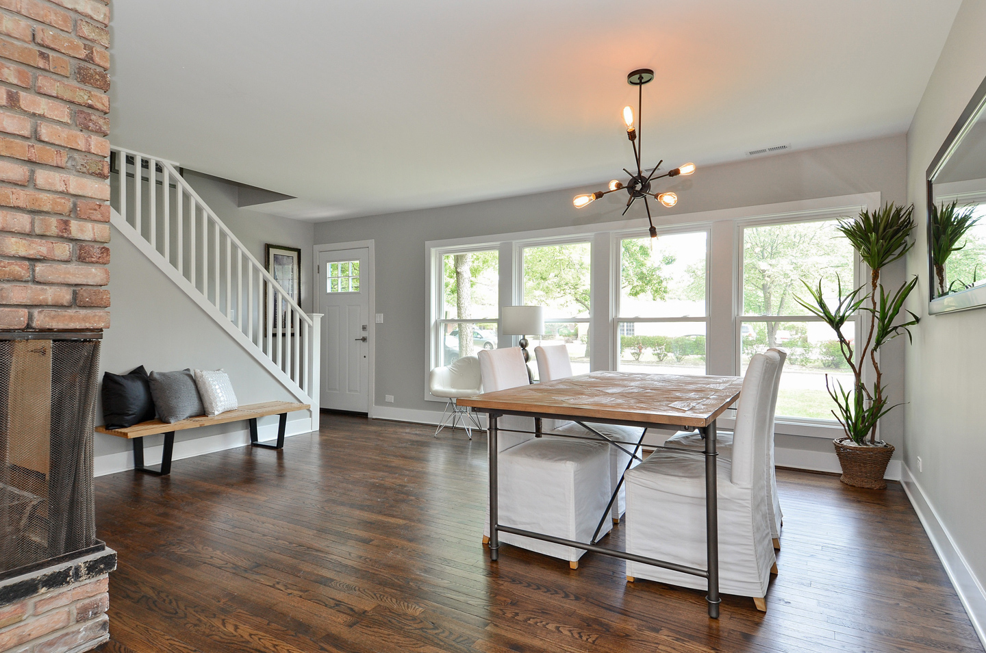 living / dining room by AMA Development Deerfield Illinois