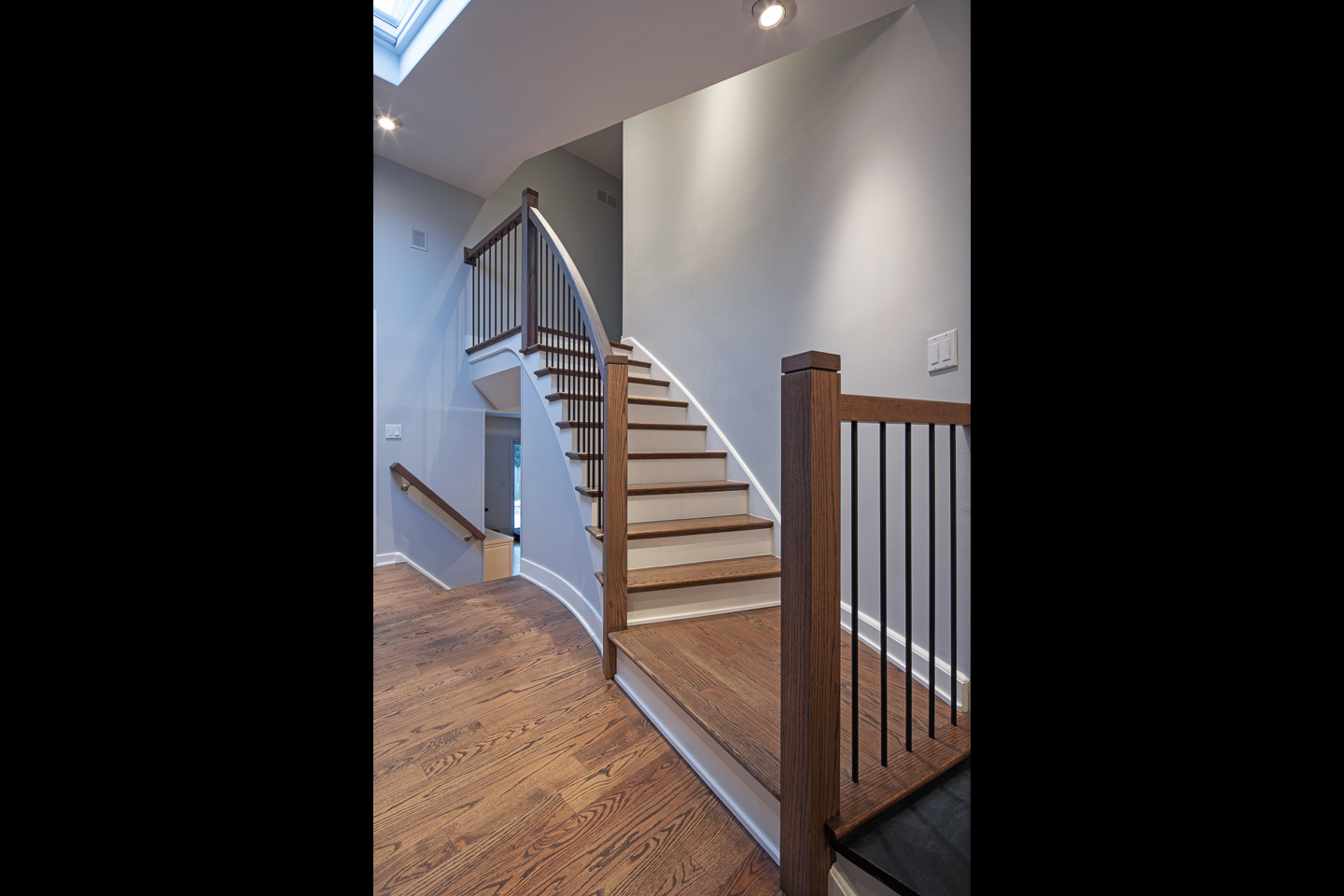 new stairs and floors by AMA Development Deerfield Illinois