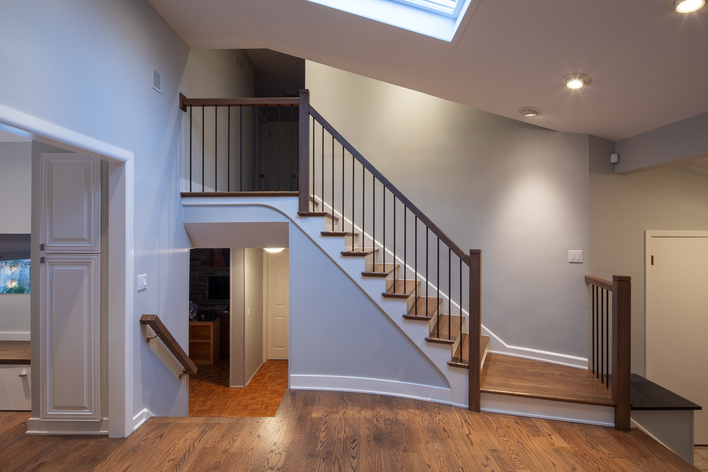 new stairs and floors by AMA Development Deerfield Illinois
