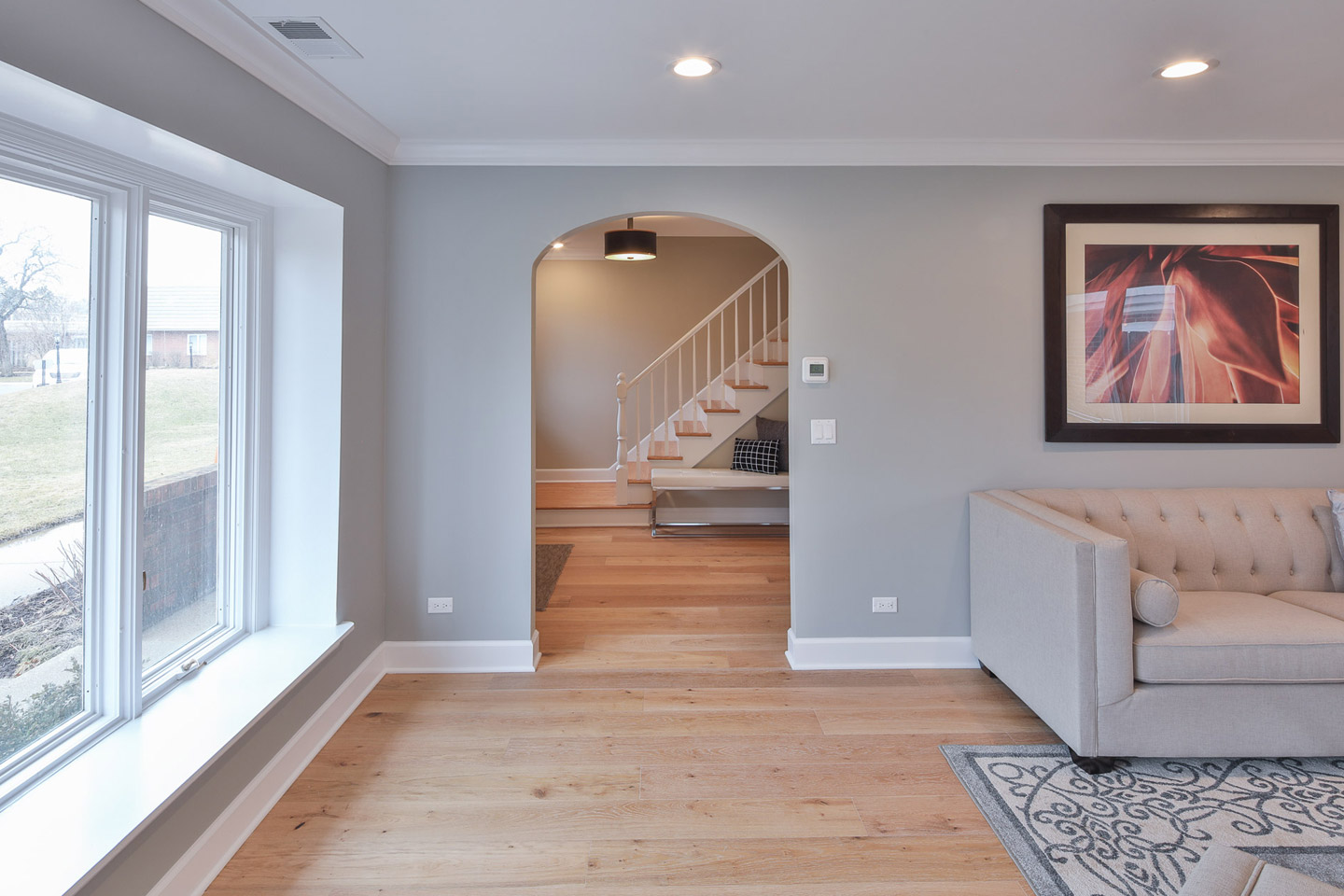 living room by Samara Development Deerfield Illinois