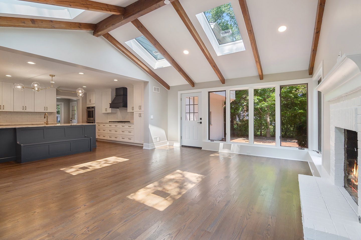 kitchen and great room by Samara Development Deerfield Illinois