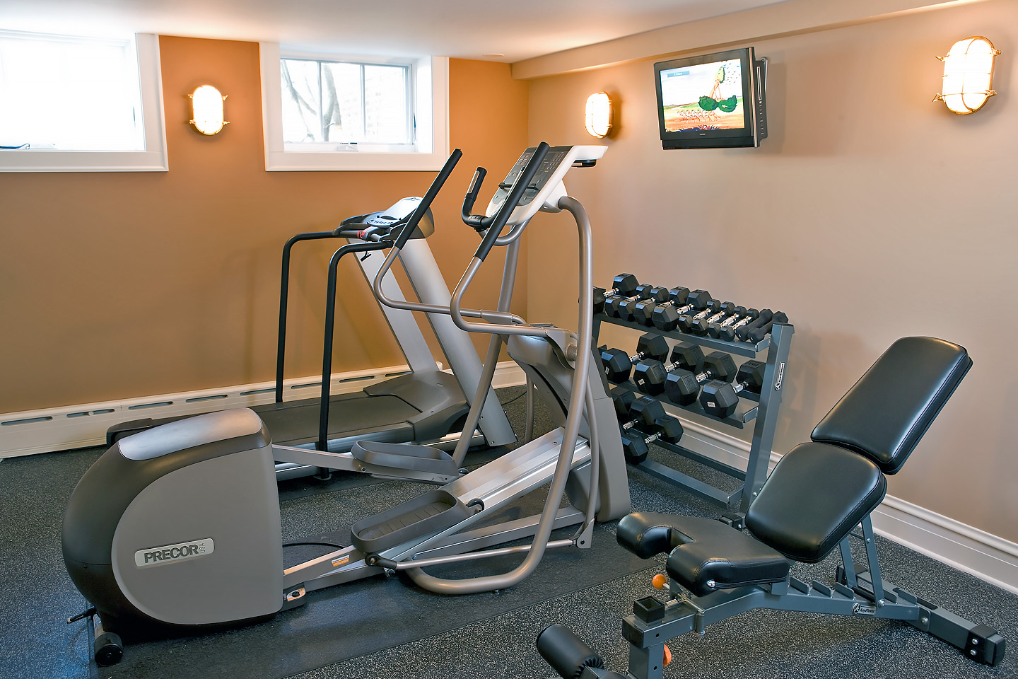 exercise room by Samara Development Deerfield Illinois